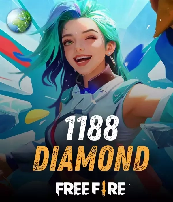 Free Fire 1080+108 Diamonds